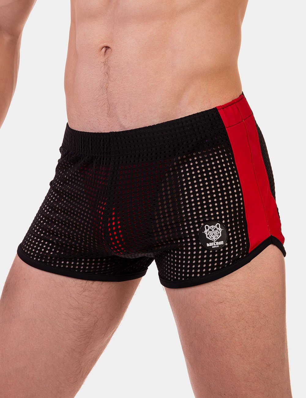 barcode Berlin Short Eryx schwarz rot