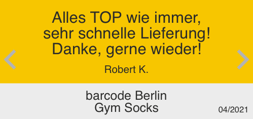 GAYPS Bewertung schnelle Lieferung Gym Socks