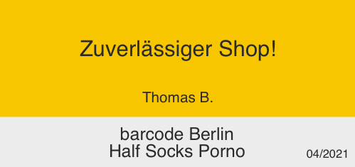 barcode Berlin Half Socks Porno