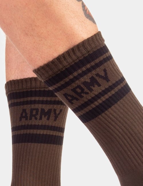 barcode Berlin Camp Socks Army army/schwarz