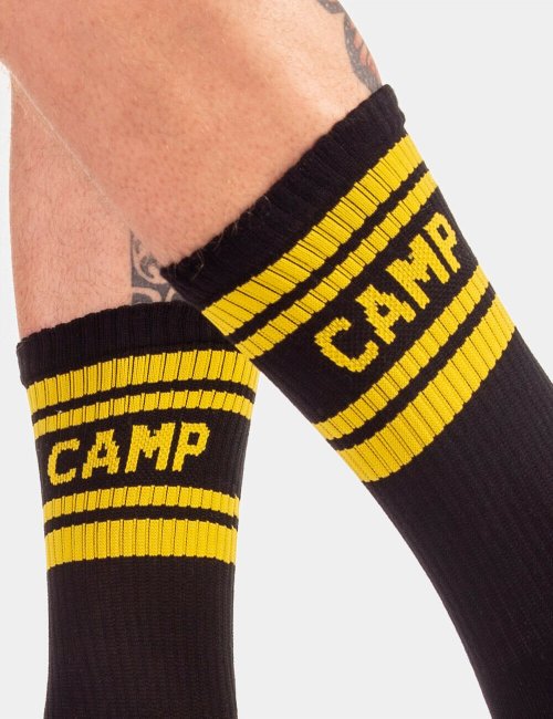 barcode Berlin Camp Socks schwarz/gelb L/XL