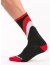 barcode Berlin Fashion Socks Initiale schwarz/rot/weiß