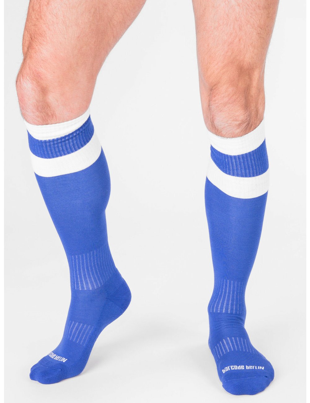 barcode Berlin Football Socks blau/weiß