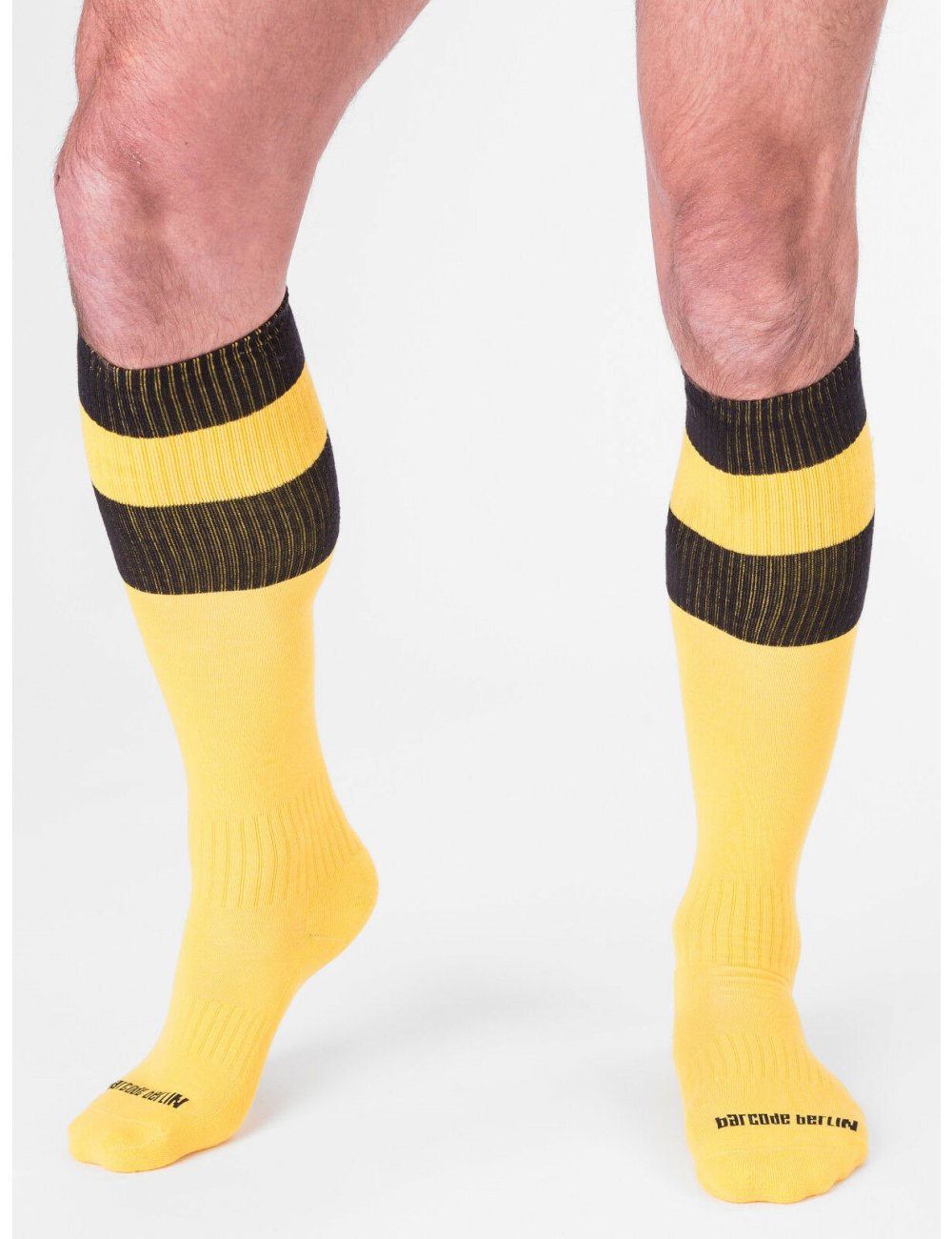 barcode Berlin Football Socks gelb/schwarz