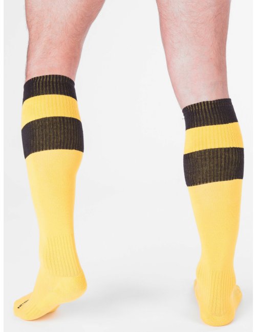 barcode Berlin Football Socks gelb/schwarz