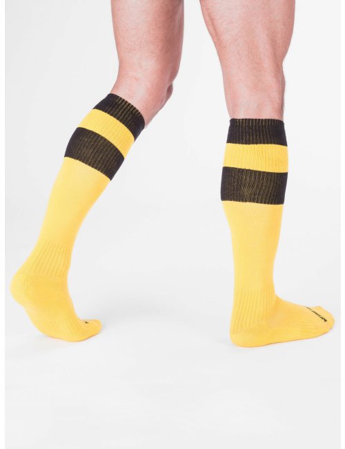 barcode Berlin Football Socks gelb/schwarz