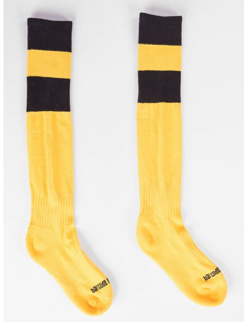 barcode Berlin Football Socks gelb/schwarz