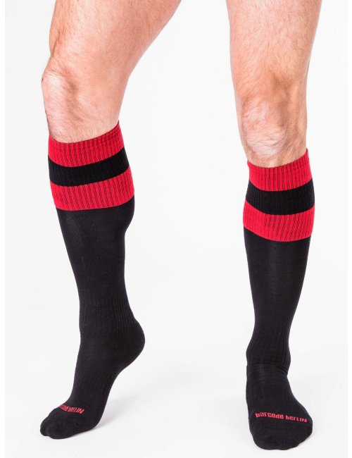 barcode Berlin Football Socks schwarz/rot