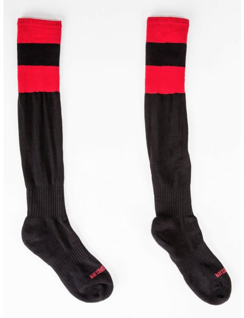 barcode Berlin Football Socks schwarz/rot