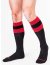 barcode Berlin Football Socks schwarz/rot