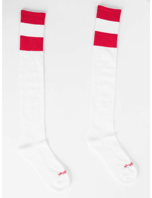 barcode Berlin Football Socks weiß/rot