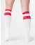 barcode Berlin Football Socks weiß/rot