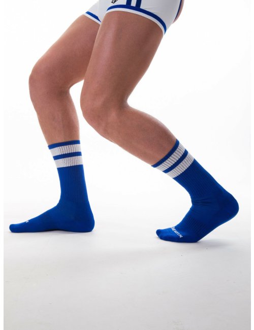 barcode Berlin Gym Socks blau/weiß