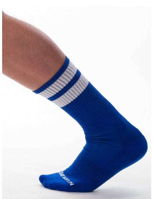 barcode Berlin Gym Socks blau/weiß L/XL