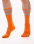 barcode Berlin Gym Socks neonorange/grau