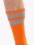 barcode Berlin Gym Socks neonorange/grau L/XL
