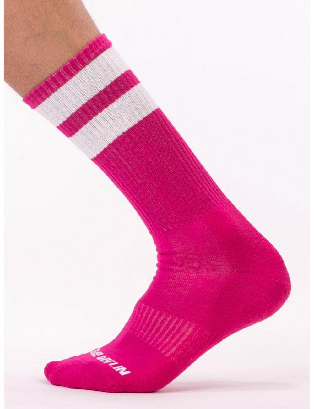 barcode Berlin Gym Socks pink/weiß L/XL