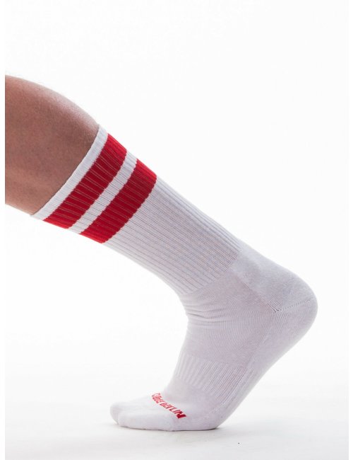 barcode Berlin Gym Socks weiß/rot