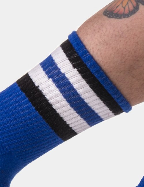 barcode Berlin Half Socks Stripes blau L/XL