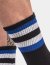 barcode Berlin Half Socks Stripes schwarz
