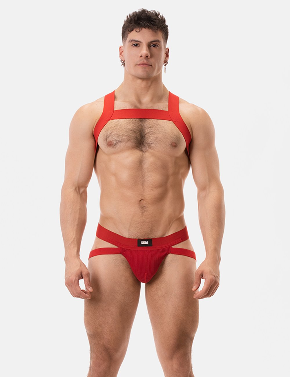 barcode Berlin Harness Matt rot XS