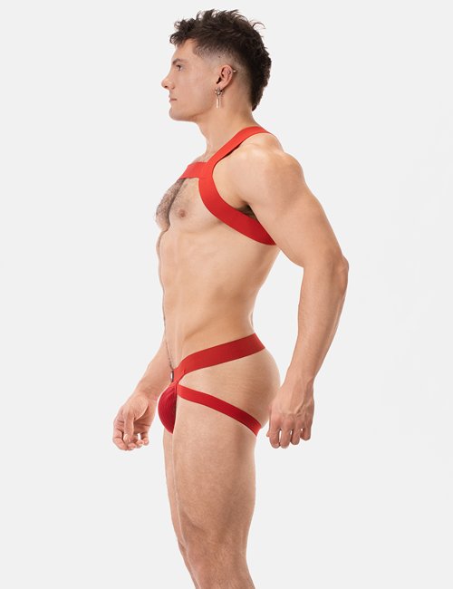 barcode Berlin Harness Matt rot XS