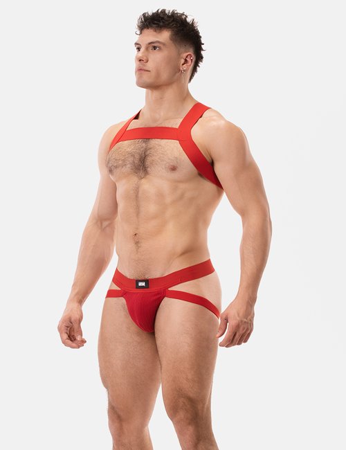 barcode Berlin Harness Matt rot XS