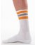 barcode Berlin Me-Time Socks weiß/orange/grau