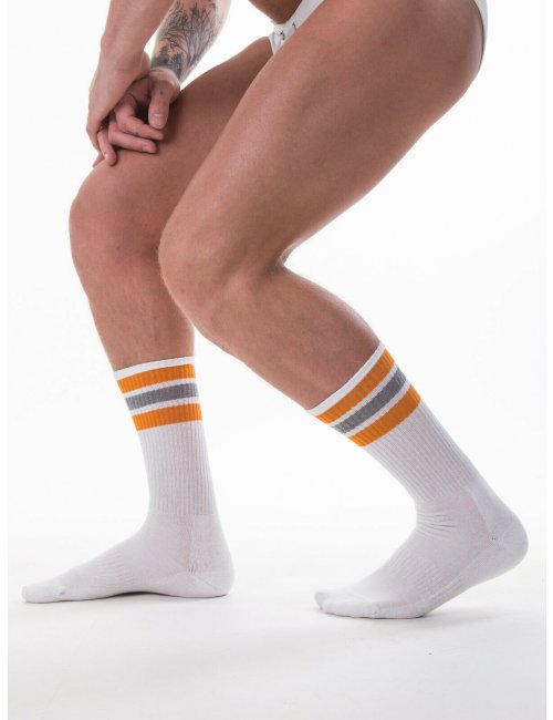 barcode Berlin Me-Time Socks weiß/orange/grau