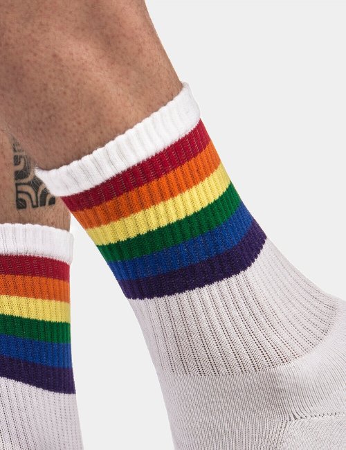 barcode Berlin Pride Half Socks wei&szlig;