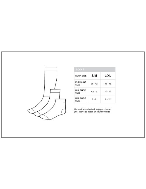 barcode Berlin Gym Socks schwarz/orange