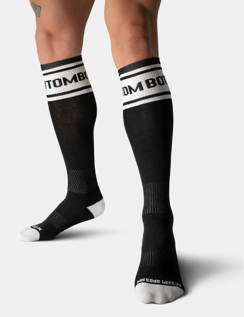 barcode Berlin Identity Football Socks BOTTOM schwarz/weiß L/XL (43-45)