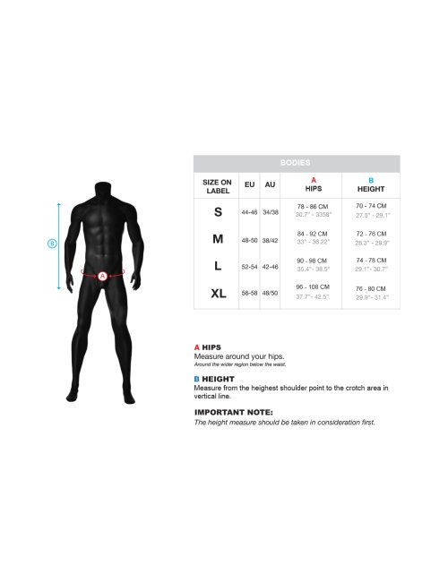 barcode Berlin Rib Body Assi schwarz L