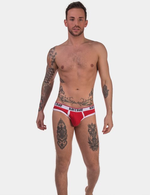 barcode Berlin Brief Kai rot/weiß L