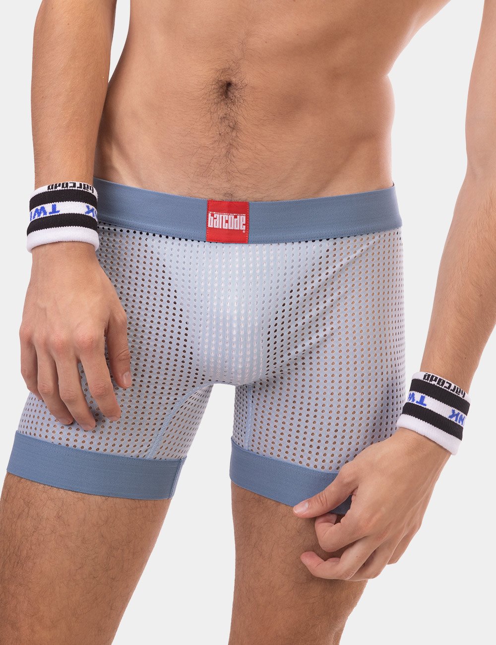 barcode Berlin Mesh Short RUPO blaubeige