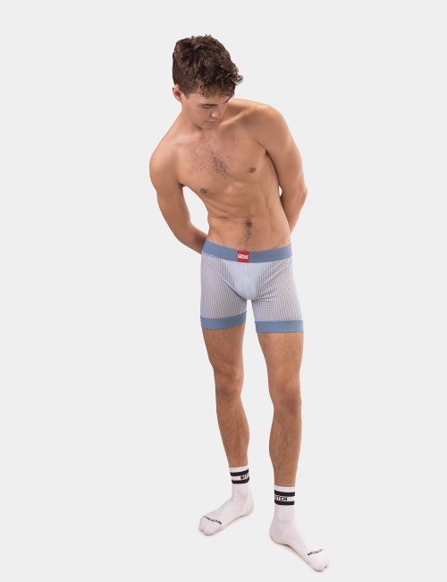 barcode Berlin Mesh Short RUPO blaubeige