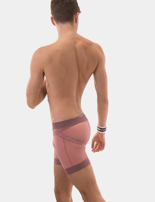 barcode Berlin Mesh Short RUPO braunviolett