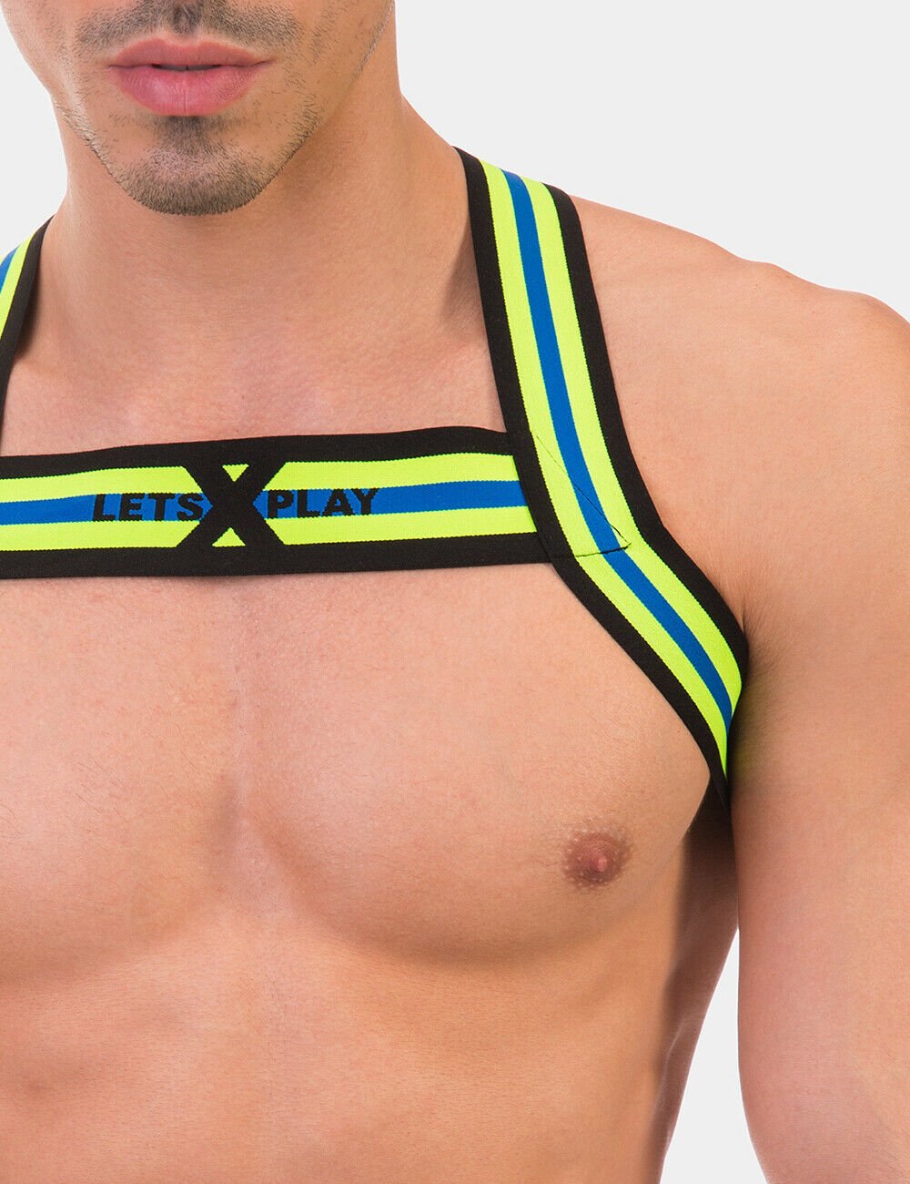 barcode Berlin Harness Lets Play gelb/blau XL