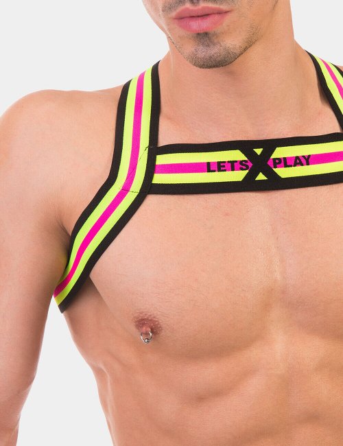 barcode Berlin > Harness Lets Play gelb/pink L